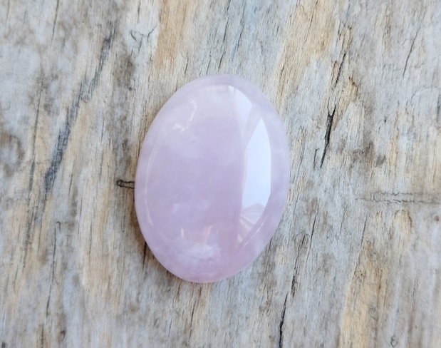 Cabochon cuart roz, 30*22 mm
