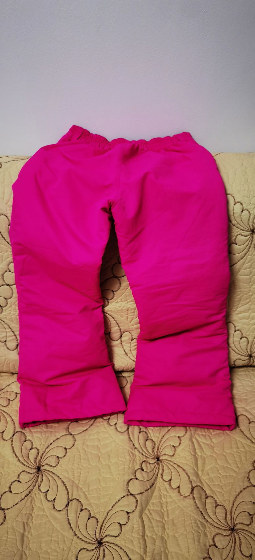 Pantaloni schi dama roz fucsia