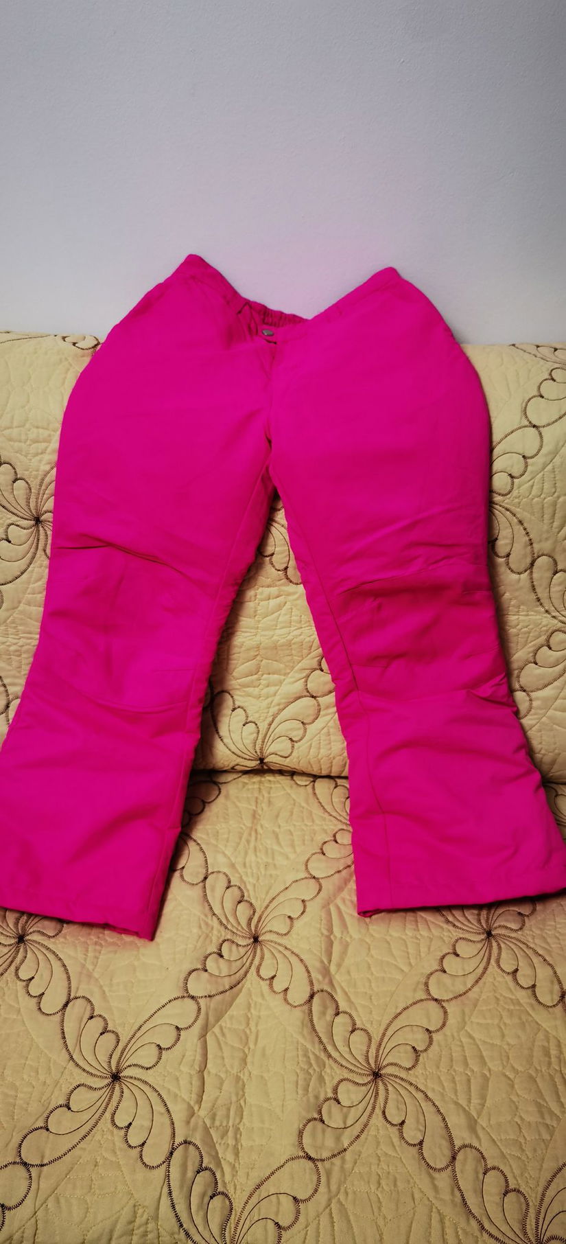 Pantaloni schi dama roz fucsia