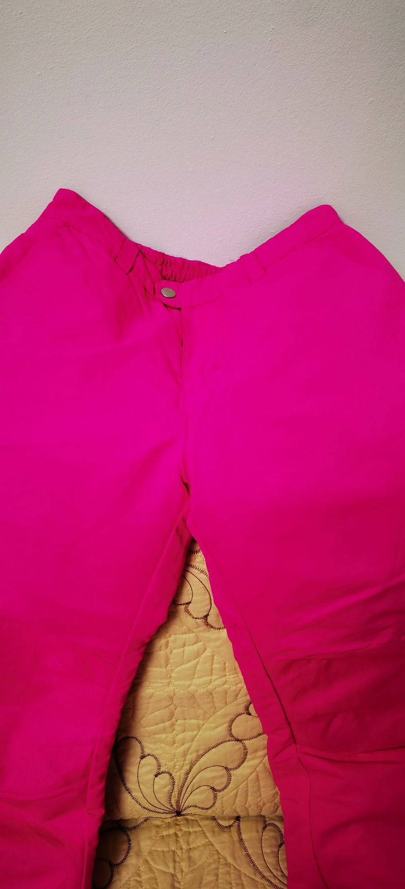 Pantaloni schi dama roz fucsia