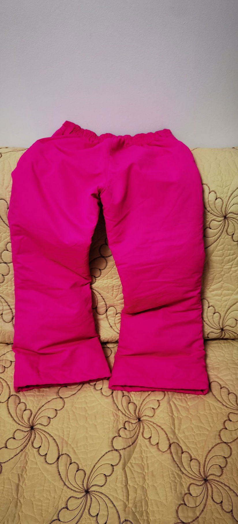 Pantaloni schi dama roz fucsia