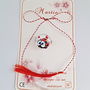Brosa martisor buburuza indragostita