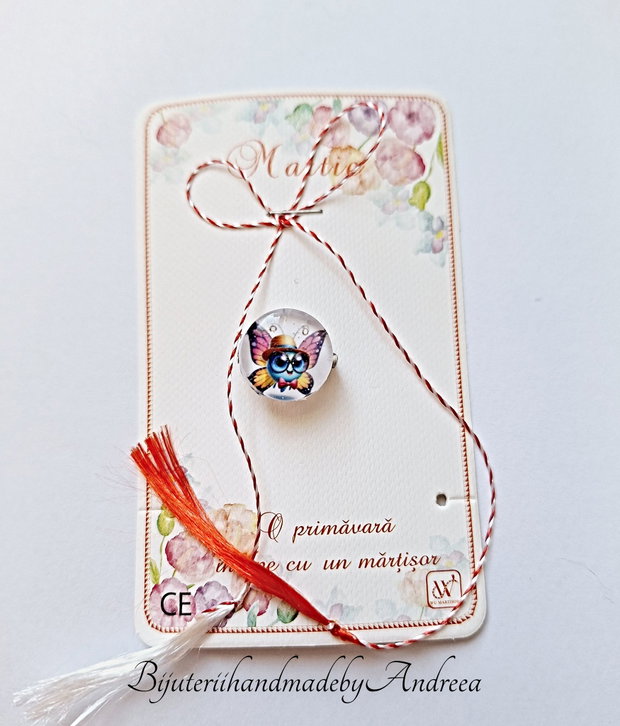 Brosa martisor fluturasul calator