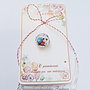 Brosa martisor melcul colorat