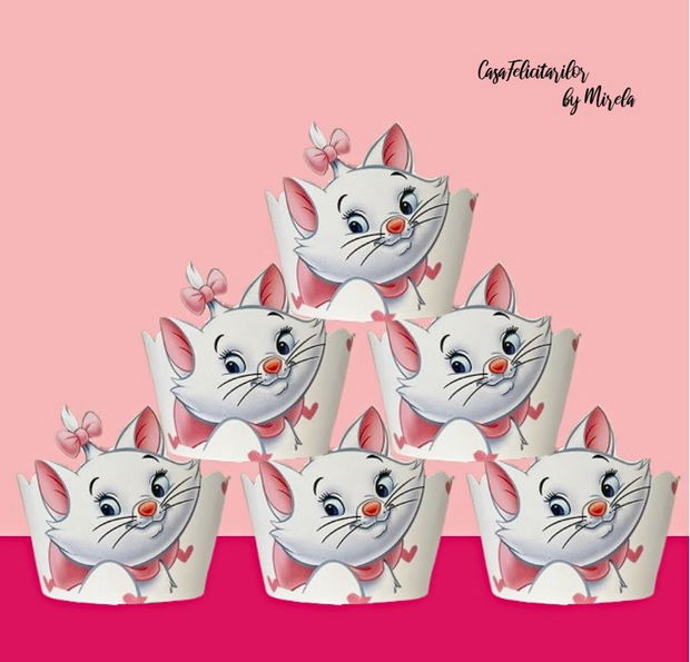Toppere baby Pisicuta Marie personalizate