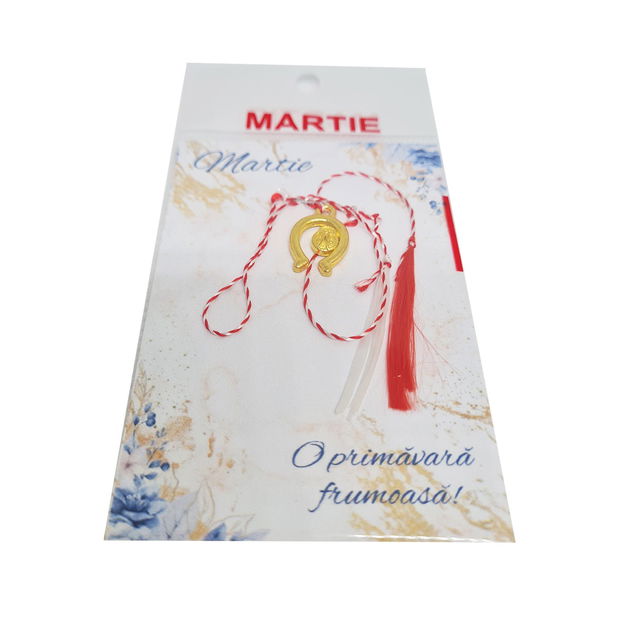 Martisor auriu, potcoava