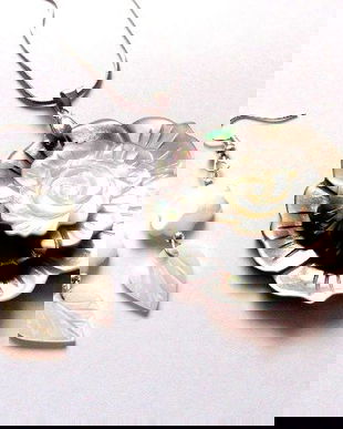 Set pandantiv si cercei cu sidef 47810