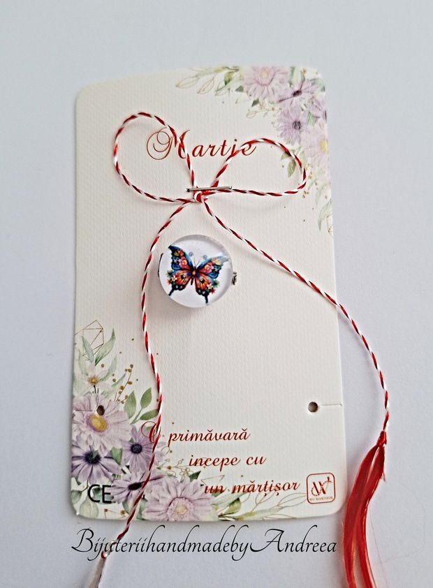 Brosa martisor fluturas