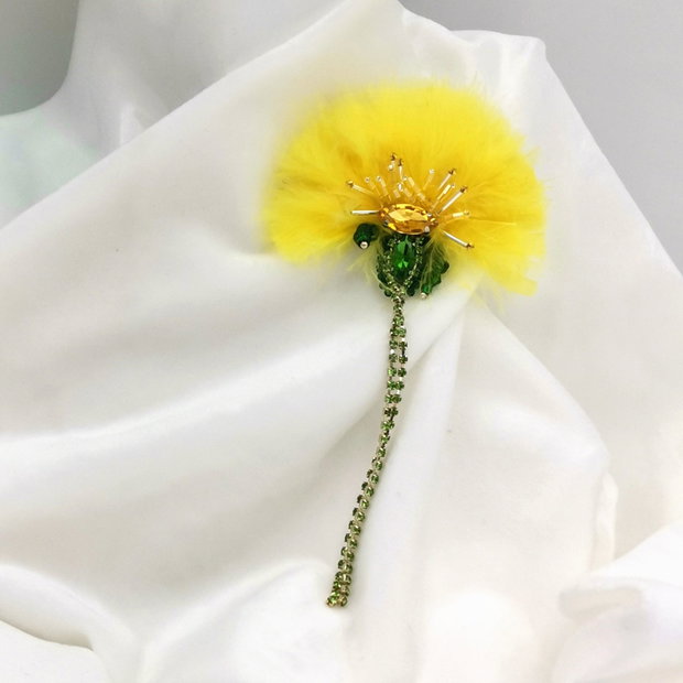 Broșa Golden Dandelion