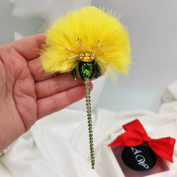 Broșa Golden Dandelion