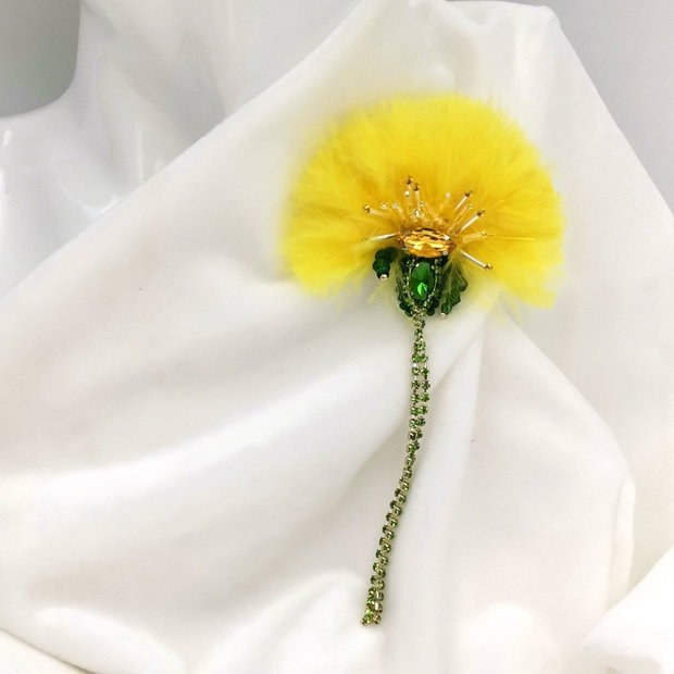 Broșa Golden Dandelion