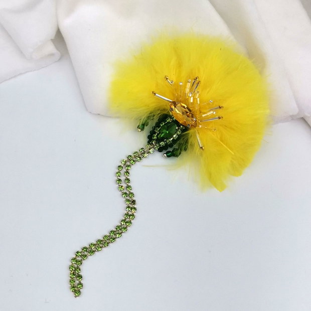 Broșa Golden Dandelion