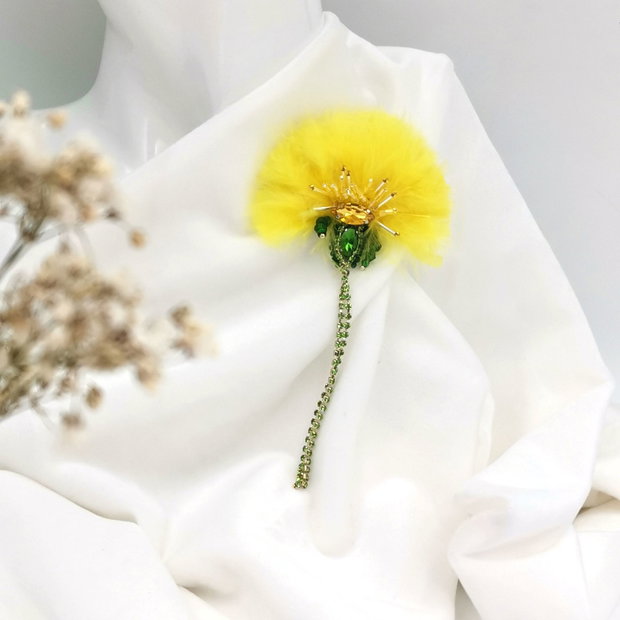 Broșa Golden Dandelion
