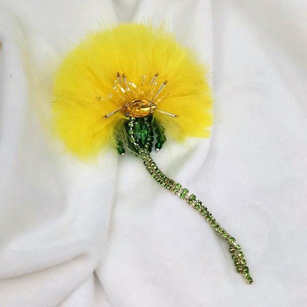 Broșa Golden Dandelion