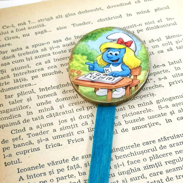 Semn de carte cu strumfita