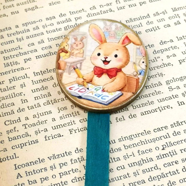 Semn de carte cu iepuras