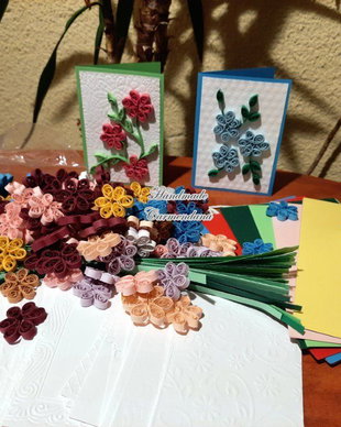 Kit realizare felicitare quilling