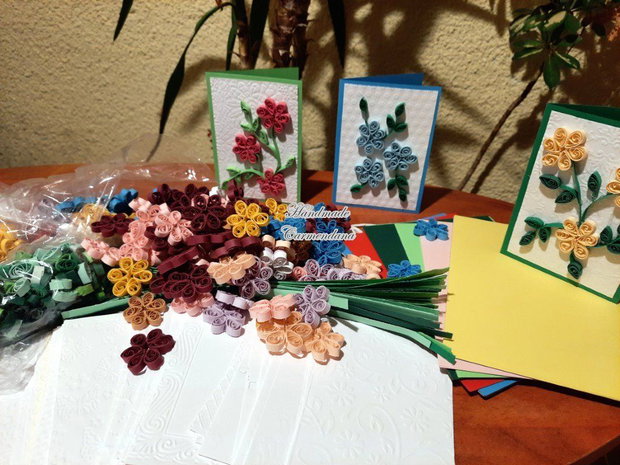 Kit realizare felicitare quilling