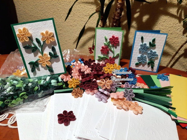 Kit realizare felicitare quilling