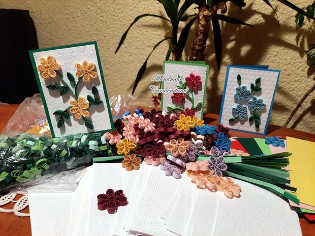 Kit realizare felicitare quilling