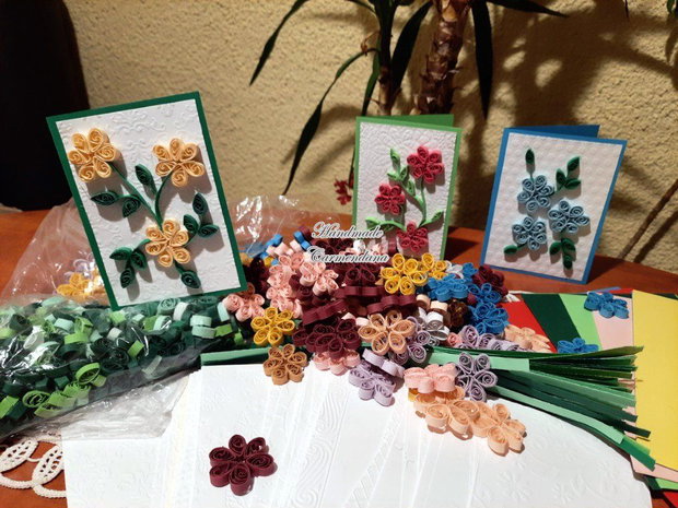 Kit realizare felicitare quilling