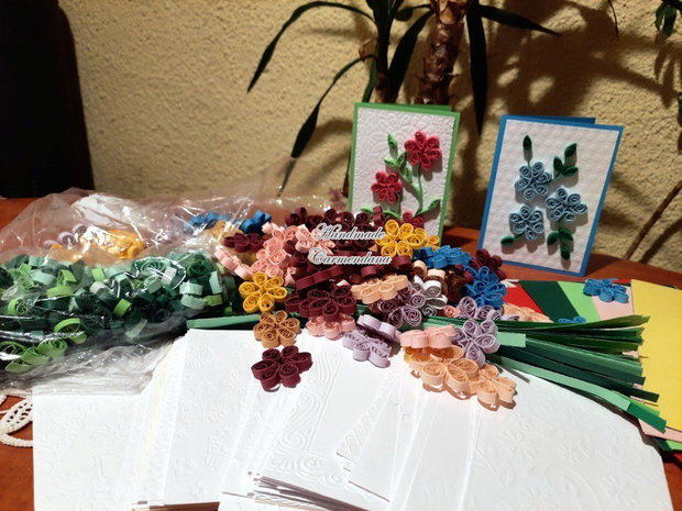 Kit realizare felicitare quilling