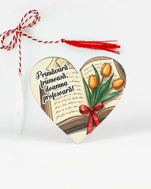 Martisoare cu lalele pentru profesoara, diriginta