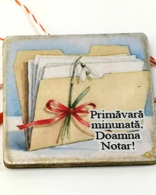 Martisoare personalizate notar/ jurist