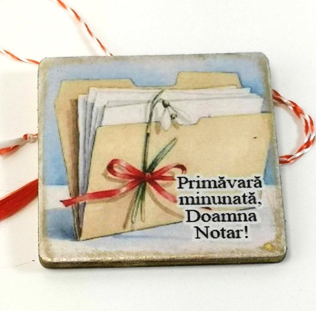 Martisoare personalizate notar/ jurist