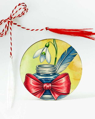 Martisor personalizat pentru profesoara