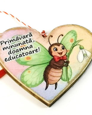 Martisor personalizat educatoare/ invatatoare  clasa fluturasilor