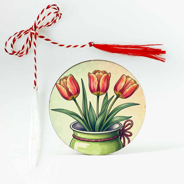 Martisor cu flori - lalele
