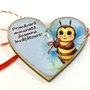 Martisor personalizat educatoare/ invatatoare clasa albinutelor