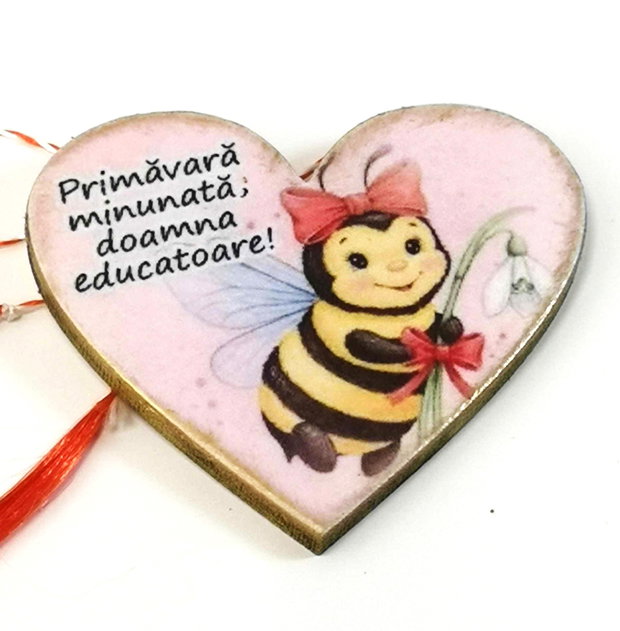 Martisoare personalizate educatoare/ invatatoare clasa albinutelor