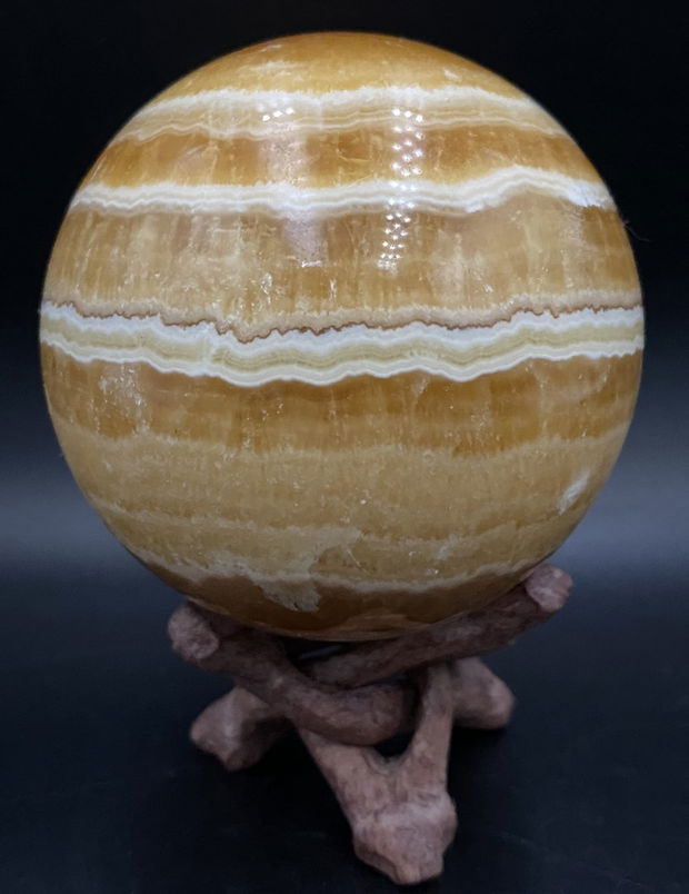 Calcit Galben - sfera piatra semipretioasa