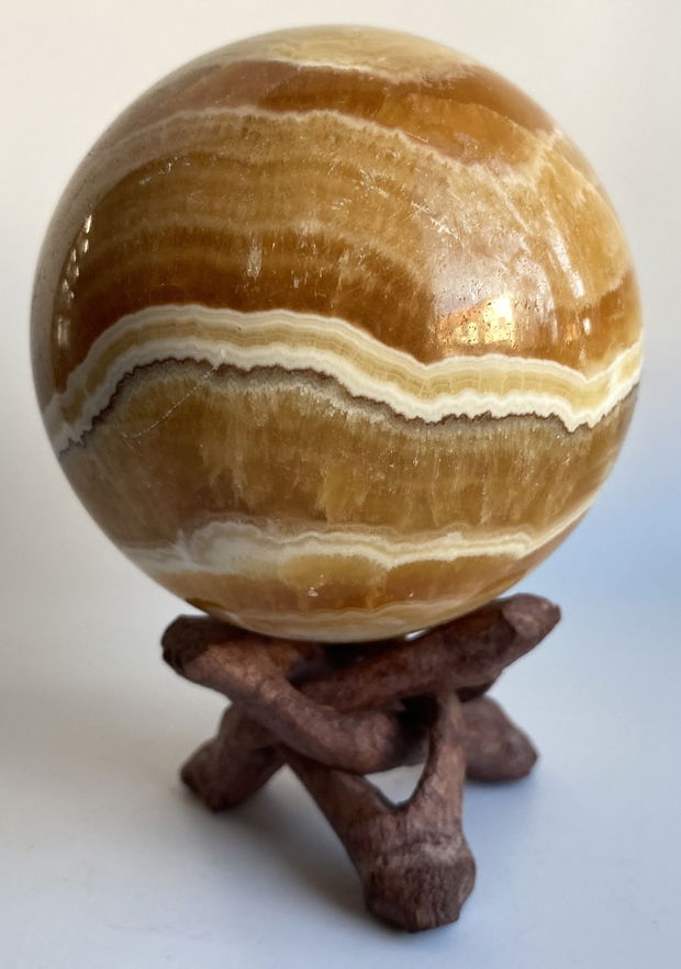 Calcit Galben - sfera piatra semipretioasa