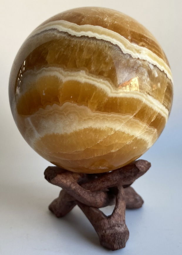 Calcit Galben - sfera piatra semipretioasa