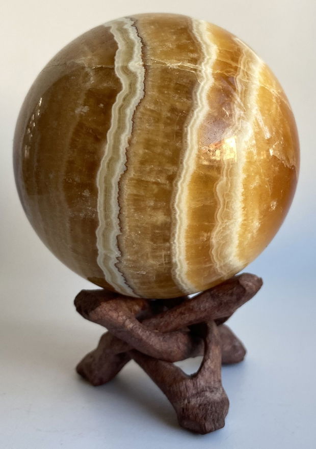 Calcit Galben - sfera piatra semipretioasa