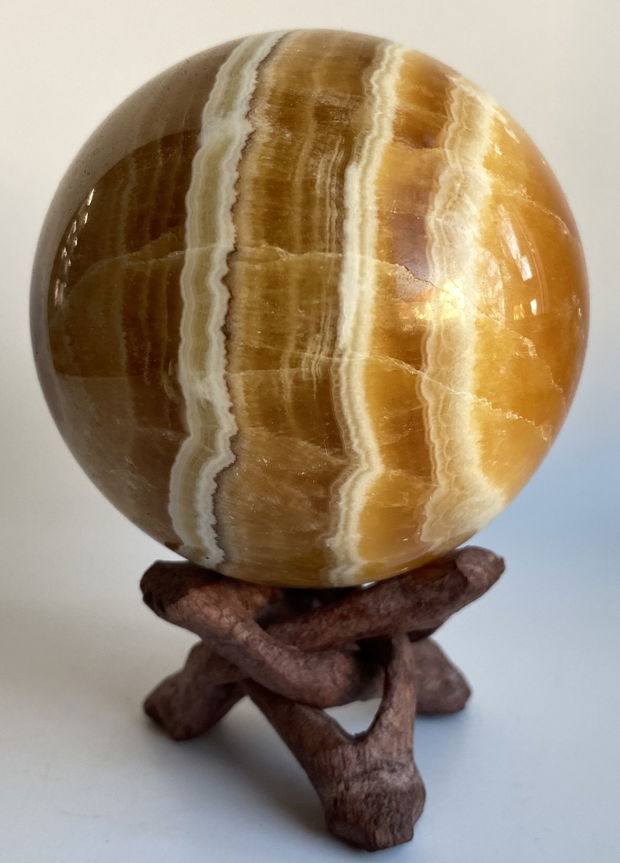 Calcit Galben - sfera piatra semipretioasa