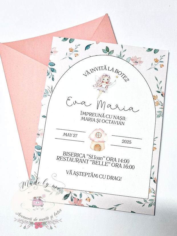 Invitatie botez zana