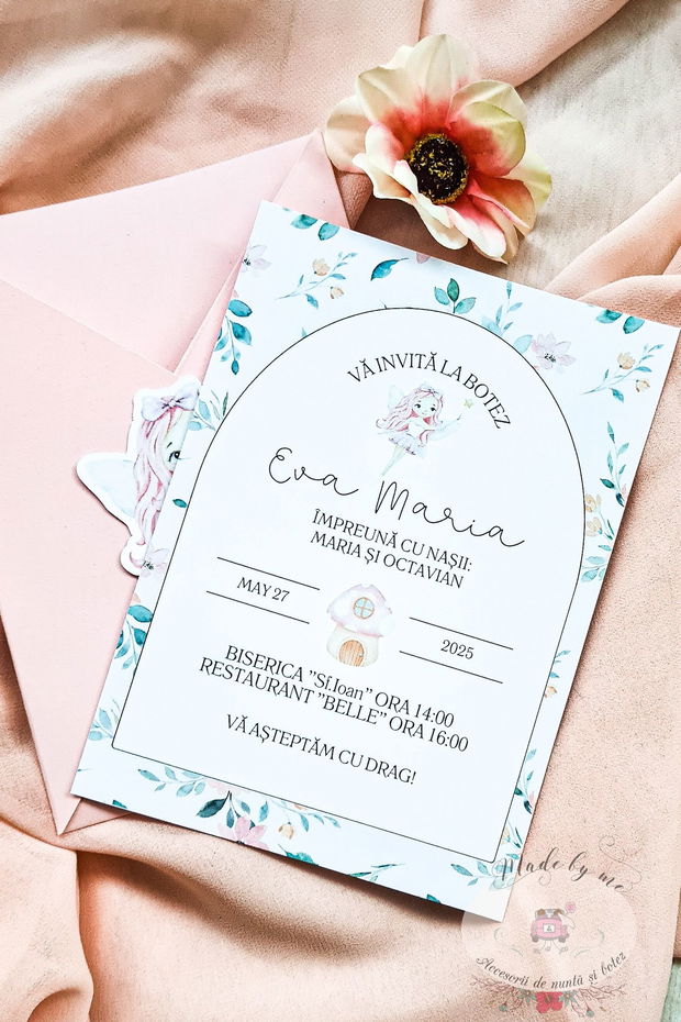 Invitatie botez zana