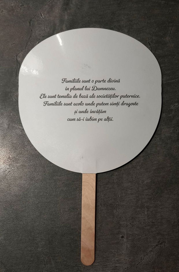 Evantai personalizat pentru evenimente