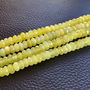 BD-GMJGY6/Jad rondele fatetate verde-lemon 6x3mm - sirag 20 cm
