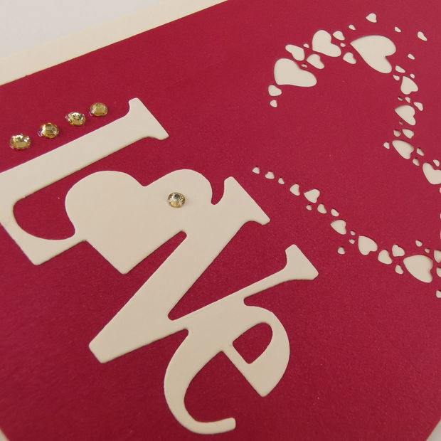 Felicitare 3D LOVE