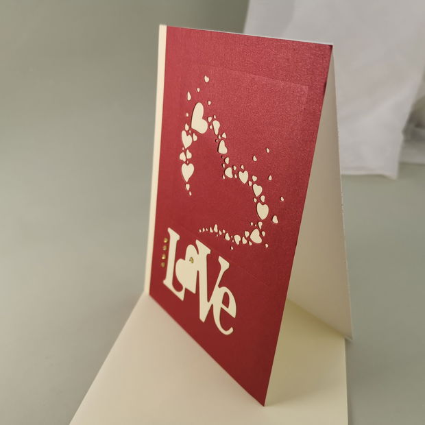 Felicitare 3D LOVE