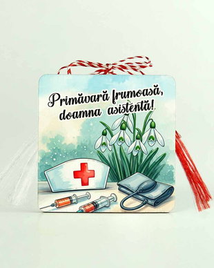 Martisor pentru asistenta, medic, doctor