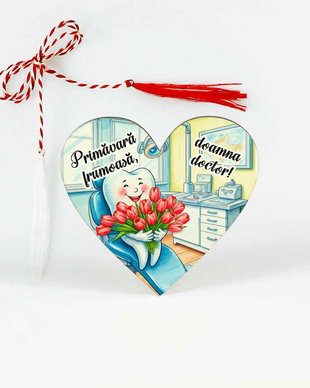 Martisor doctor, medic stomatolog