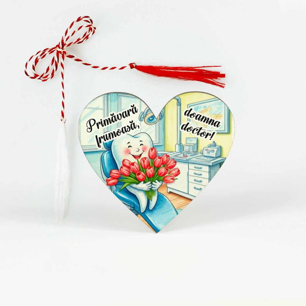 Martisor doctor, medic stomatolog
