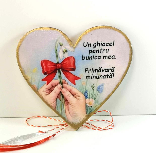 Magnet personalizate pentru bunica/mama - martisor