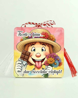 Martisor pentru fete iubitoare de ciocolata